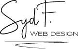 The syd f web design logo
